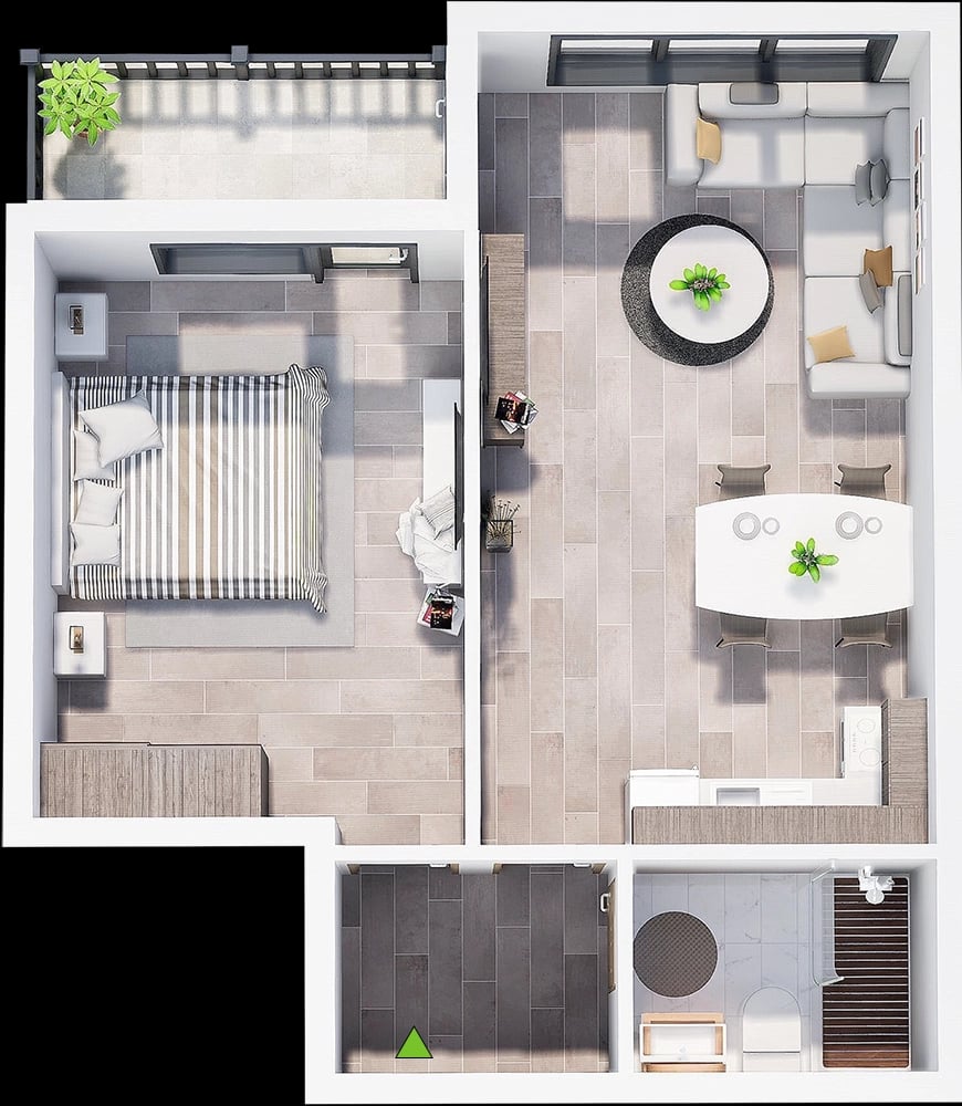 Апартамент Б14