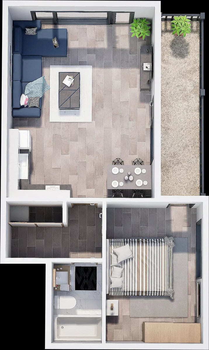 Апартамент В14